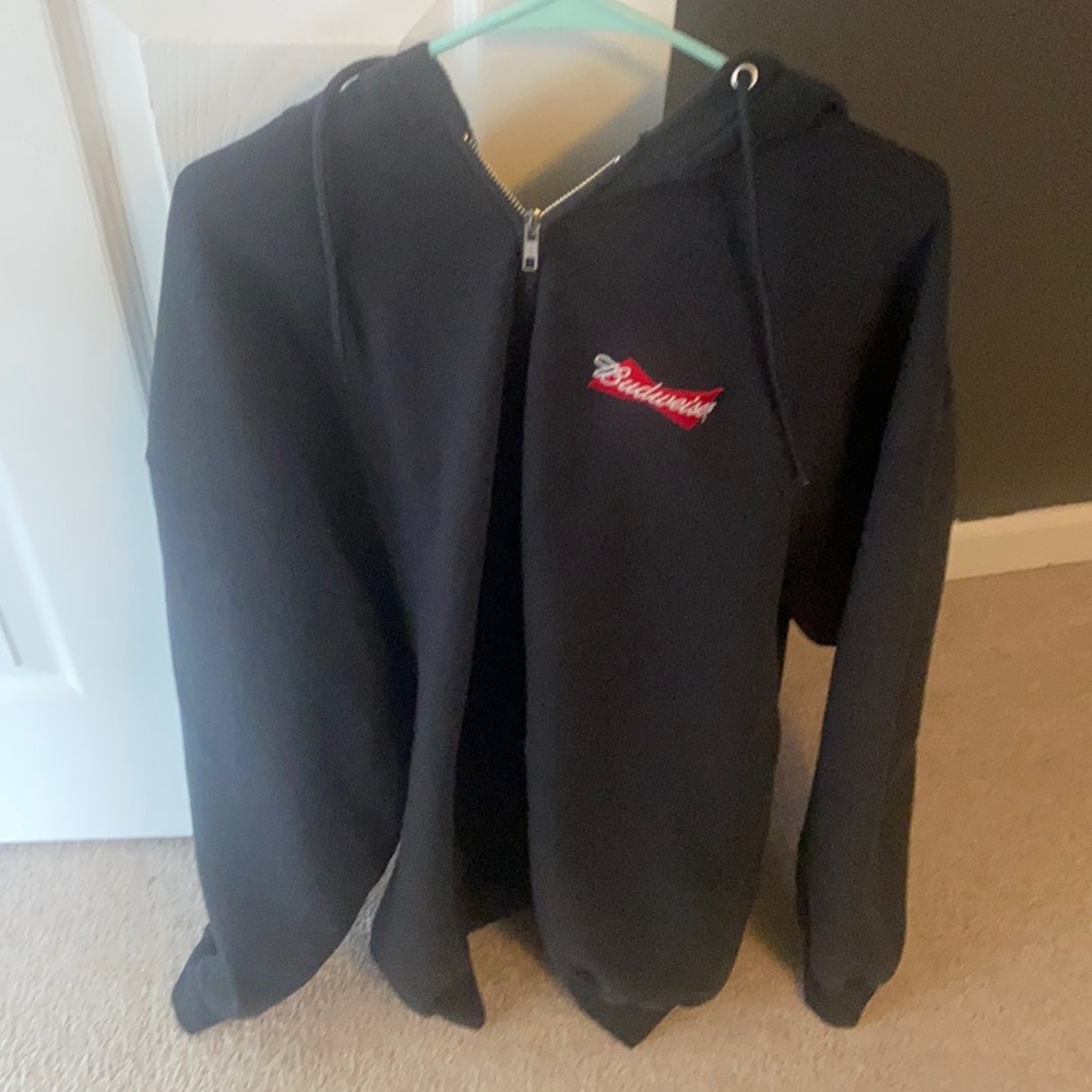 Men’s Budweiser zip up hoodie